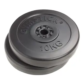 Viktskivor Gymstick 2x10 kg Vinyl